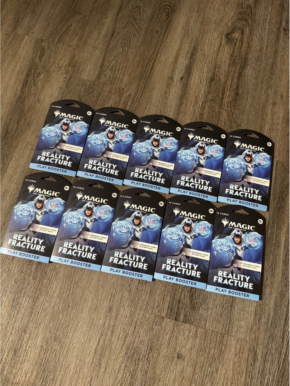 10x Magic: The Gathering Reality Fracture Play Sleeved Booster Pack